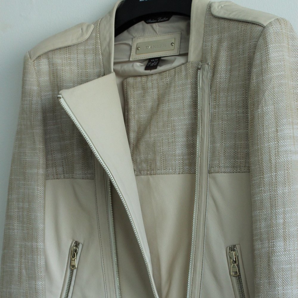 Danier Italian Leather & Linen Jacket